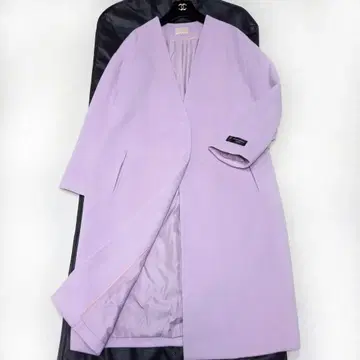 최근 빅 사이즈 로즈 티아라 사이즈 42 칼라리스 롱 코트 핑크