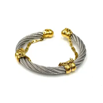 필립 샤리오르 뱅글 팔찌 실버 골드