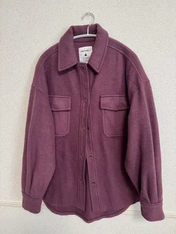 니코앤드 - 플리스 셔츠 자켓 CPO 자켓 퍼플