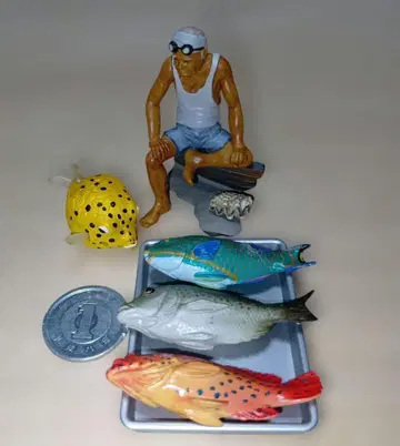 어부와 물고기 피규어 세트