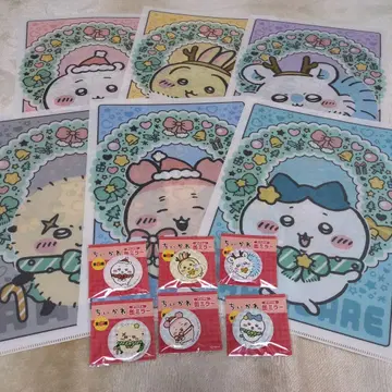 치이카와 (먼작귀) 캔 거울 클리어 파일 세븐일레븐