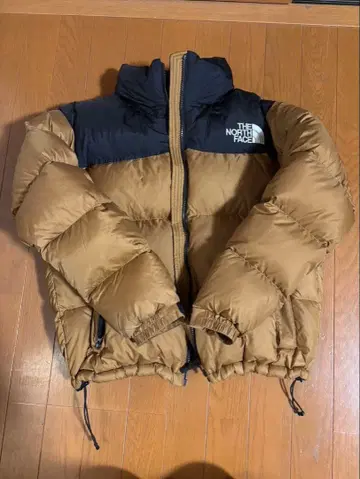 THE NORTH FACE 다운 자켓 브라운/블랙