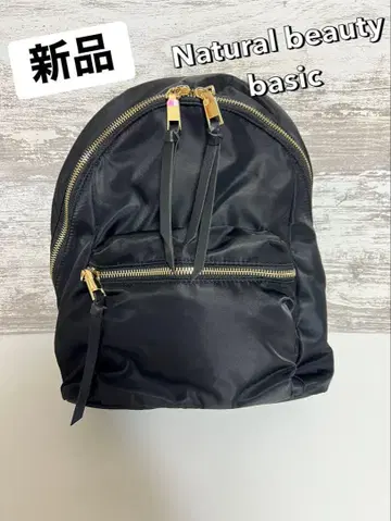 NATURAL BEAUTY BASIC 블랙 백팩