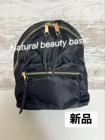 NATURAL BEAUTY BASIC 블랙 백팩