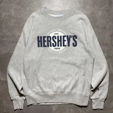 챔피온 리버스 위브 기업 로고 그레이 맨투맨 M 사이즈 빈티지