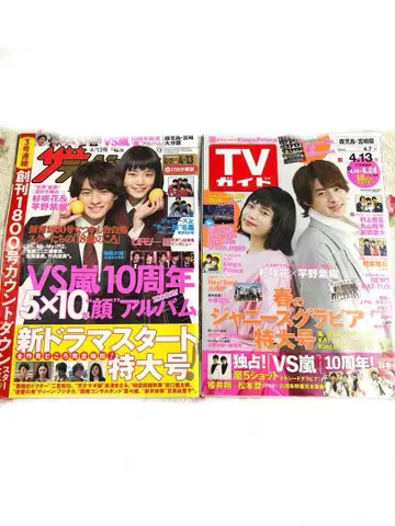 더 TV존 & TV 가이드 히라노 쇼 스기사키 하나 잡지 하나노치하루레