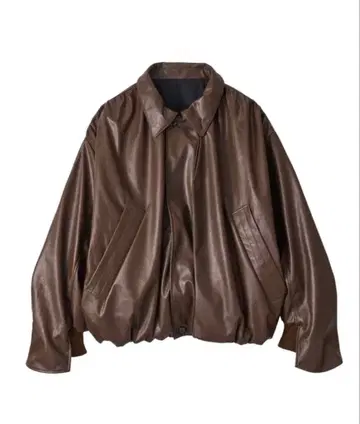 Knuth Marf 볼륨감 있는 레더 재킷
