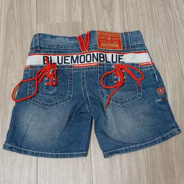 헤이세이 레트로 당시물 블루문 블루 BLUEMOONBLUE 숏팬츠