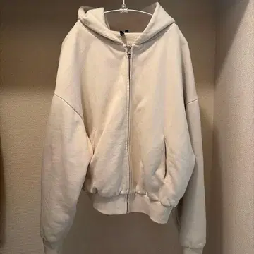 entire studios 화이트 집업 후드티