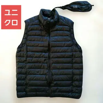 UNIQLO 울트라 라이트 다운 베스트 네이비 남성용 XL