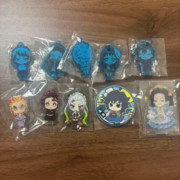 귀멸의 칼날 코코미에 캔뱃지 아크릴 스탠드 세트