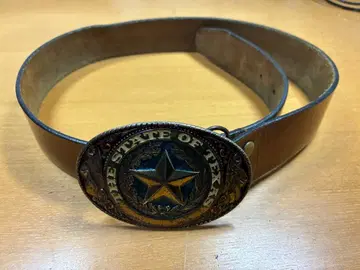 벨트 남성용 아메카지 y2k 빈티지 usa 브라운 미국제 천연 가죽