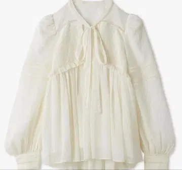 양류 보타이 블라우스 snidel