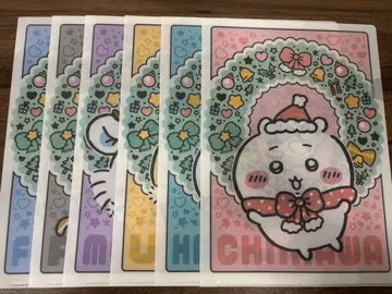 세븐 치이카와 크리스마스 클리어 파일 6장 세트