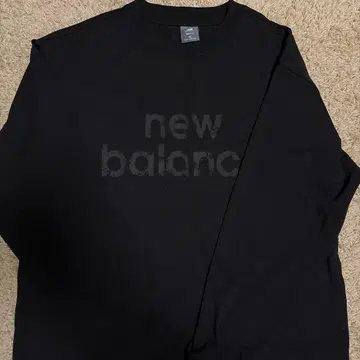 new balance NB Dry 블랙 M 긴팔 티셔츠