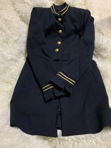 ZARA BASIC 나폴레옹 코트 S 사이즈 골드 라인