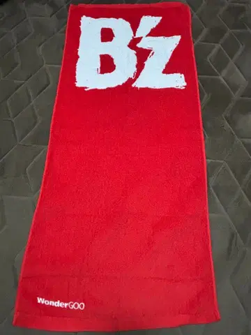 B'Z 로고 타월 WonderGOO 레드 레어품