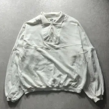 HOUSTON 트레이닝복 구제 의류 헨리넥 하프 지퍼