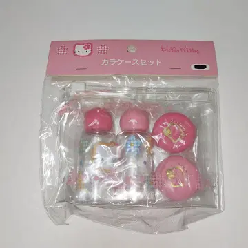 헬로키티 컬러 케이스 세트 레트로
