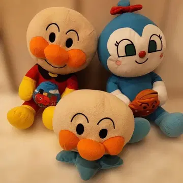 호빵맨 봉제 인형 3세트 약 30cm 코킨쨩