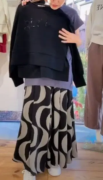 Palm RICHE 롱 스커트