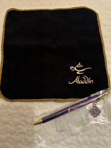 극단 알라딘 타월 볼펜 세트