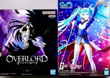 OVERLORD & GUNDAM x MIKU 피규어 세트