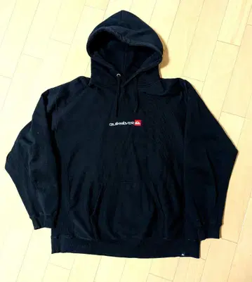 Quiksilver 블랙 후드티 XL