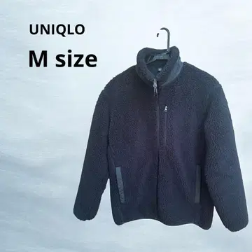 UNIQLO 방풍 아우터 플리스 보아 자켓 [ 남성용 M 사이즈 블랙 ]