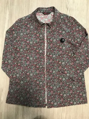 꽃무늬 긴팔 셔츠 멀티 컬러