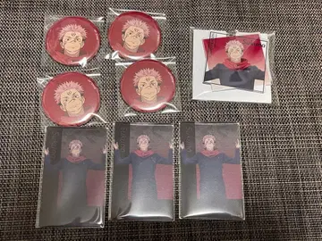 주술회전전 캔뱃지 클리어 카드 아크릴 키링 스쿠나 세트 판매