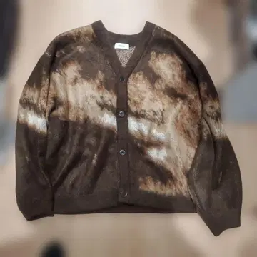 가디건 모헤어 니트풍 그런지