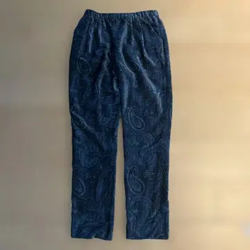 muveil work 페이즐리 벨로아 팬츠