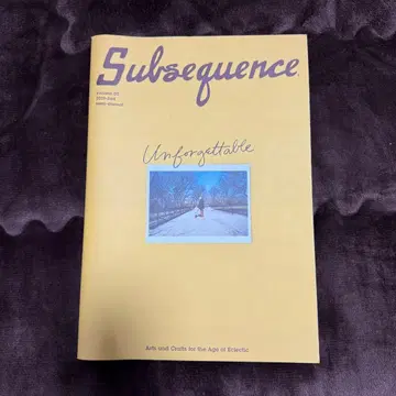 Subsequence 매거진 vol.2