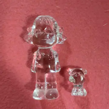 페코짱과 강아지 크리스탈 피규어 세트