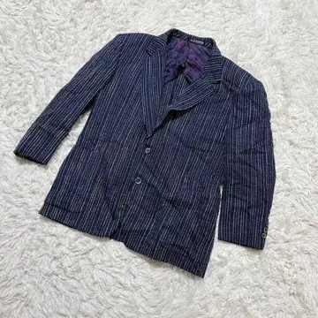 [ c6945 ] 테일러드 자켓 스트라이프 네이비