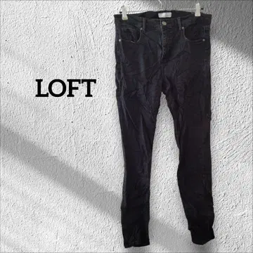 1점 한정 LOFT 스키니 데님 블랙 하의 데님 팬츠 블랙