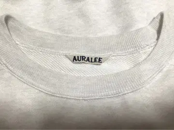 AURALEE 래글런 슬리브 티셔츠