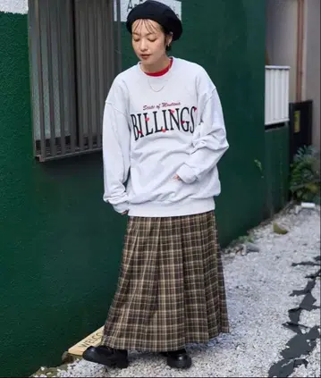 [ FREAK'S STORE ] 체크 플리츠 스커트 미사용 새상품