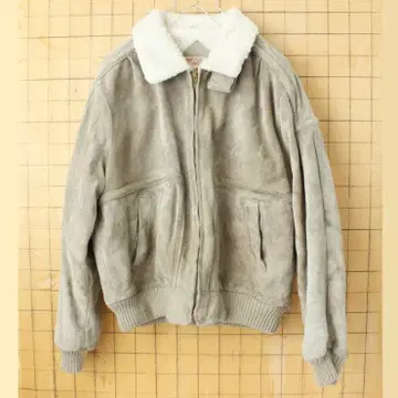 80sTHE FOX COLLECTION 스웨이드 가죽 자켓 XL aw41