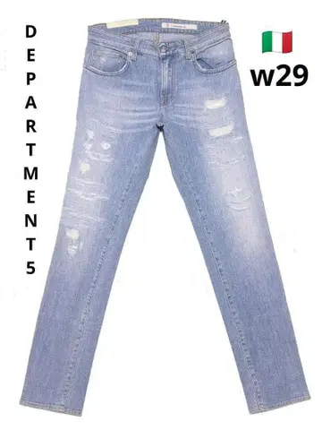 DEPARTMENT 5 ITALY 스트레치 스키니 청바지 W29