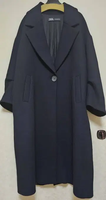 당일 발송 가능 ZARA 네이비 롱 코트 M