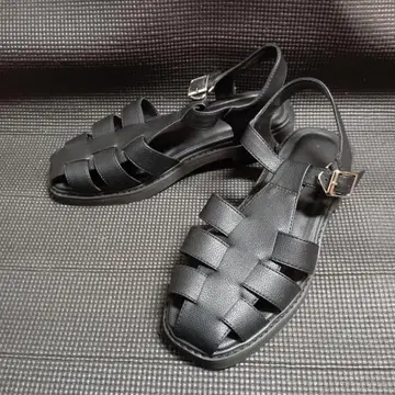 남성용 구르카 샌들 블랙 26.5