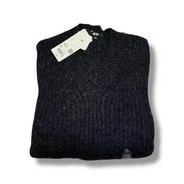 [택 포함 새상품] UNIQLO 플러피 V넥 스웨터 XL