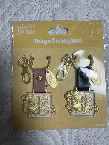 미녀와 야수 키체인 세트 디즈니랜드