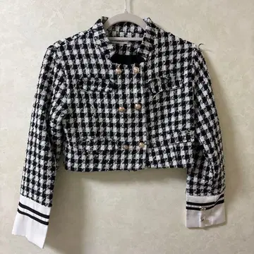 milkyway 체크 프렌치 자켓