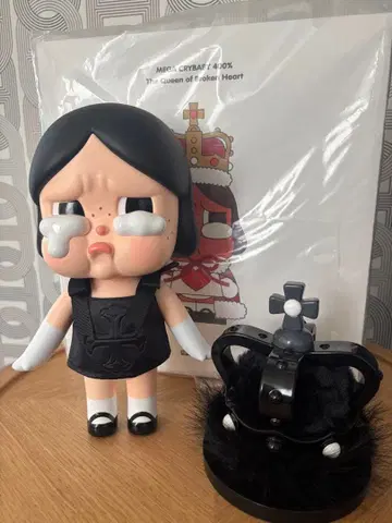 pop mart MEGA CRYBABY 400% 크라이베이비 블랙 시크릿