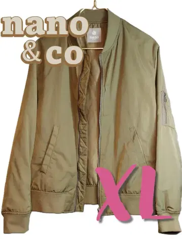 [ 새상품급 ] NANO & CO MA-1 자켓 카키색 XL 사이즈