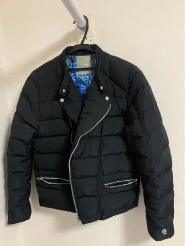 libeiro 블랙 다운 자켓 라이더스 S