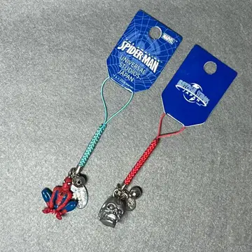 [ 유니버셜 스튜디오 ] 스트랩 세트 스파이더맨, 터미네이터 미사용품